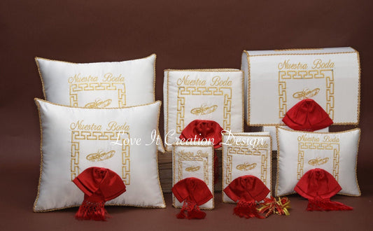 Custom Made Wedding Pillow Set/Personalizado Set de Cojines para Boda/Cojines para Boda, Pillow Set, Cojines de Boda146