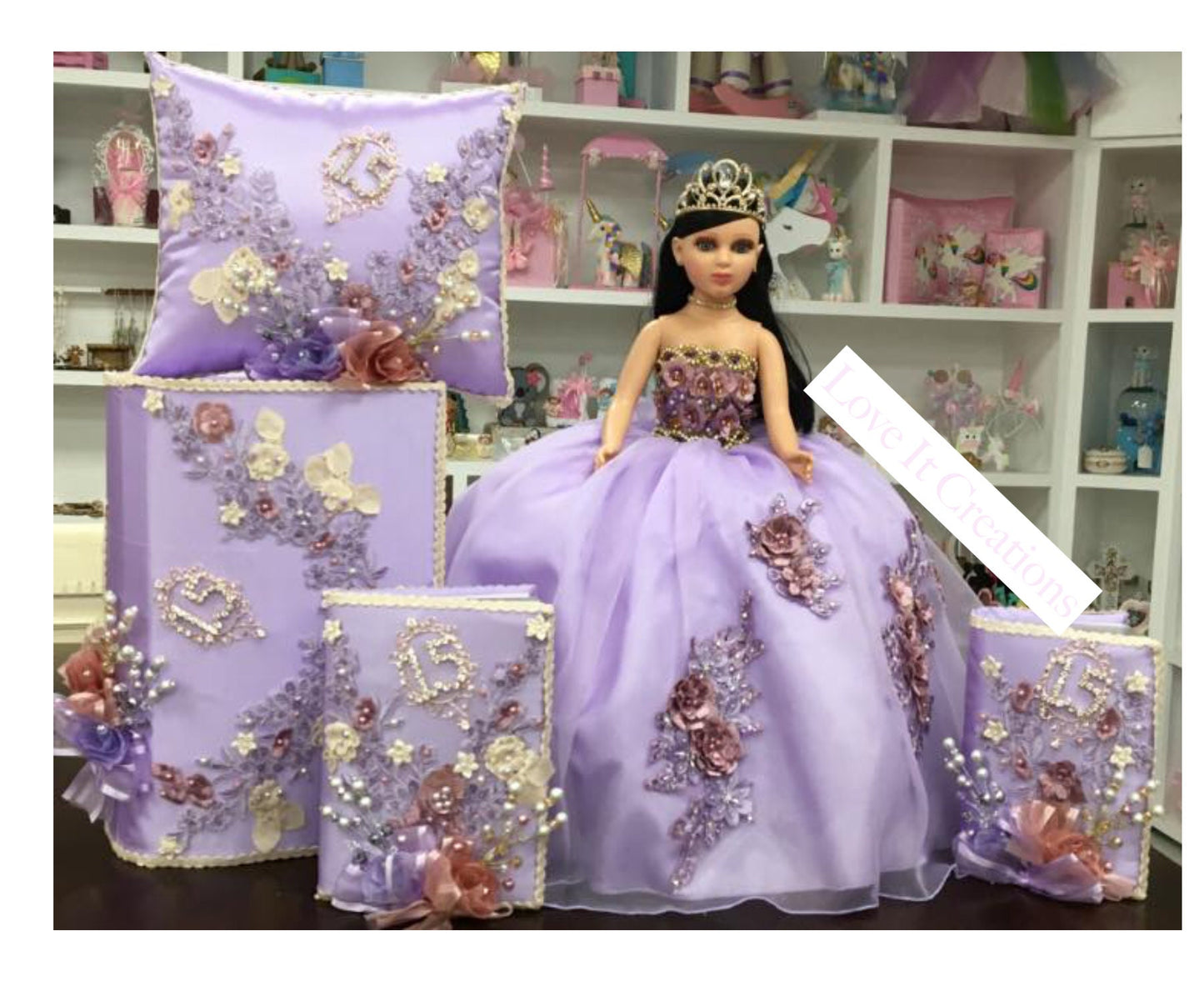 Set de Cojines para Quinceanera/Custom made Pillow Set/ Set de Cojines para Quinceanera Custom Sweet Sixteen Set Quinceanera Pillow Set278