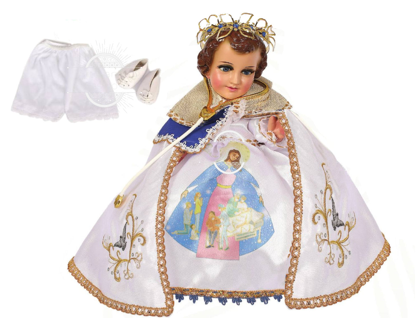 Trajecito de Nino de Protección Y Esperanza para Niño Dios con accesorios Incluidos/Baby Jesus Outfit30