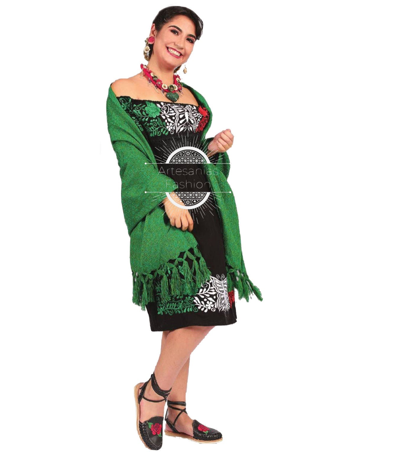 Rebozo Mexican con  Mexican shawl177