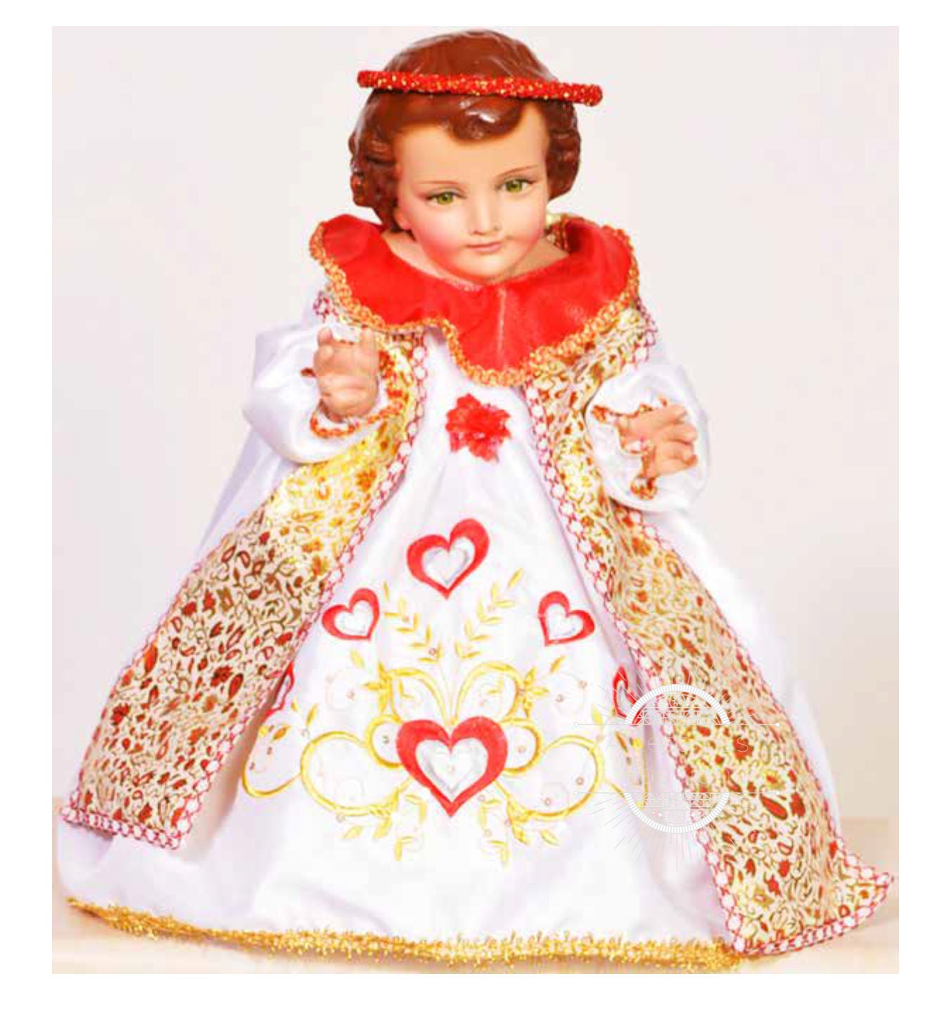 Trajecito de Vestido Mueve Corazones con accesorios Incluidos, Ropon/Baby Jesus Outfit204