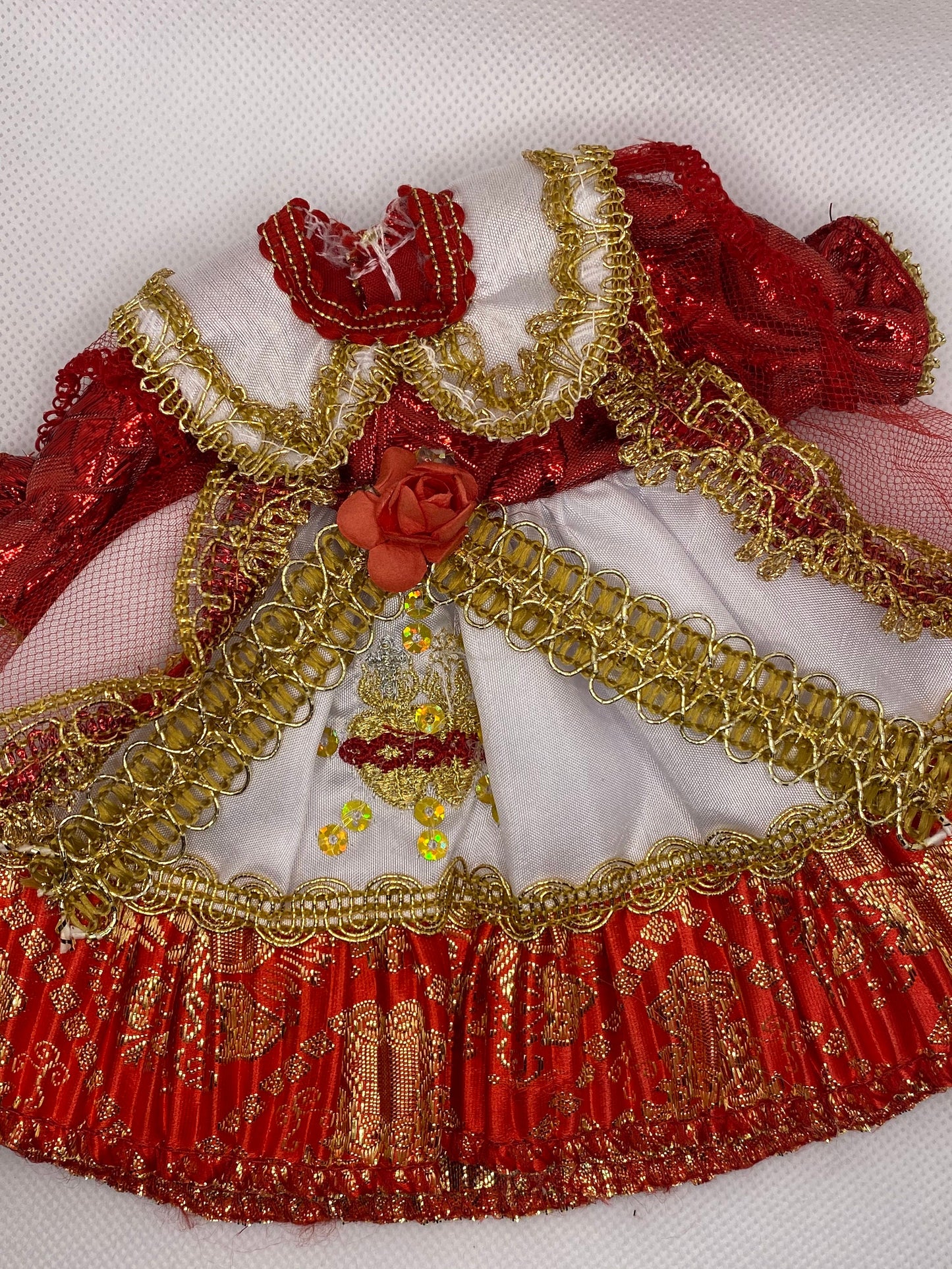 Trajecito de Sagrado Corazon Niño Dios con accesorios Incluidos/Baby Jesus Outfit183