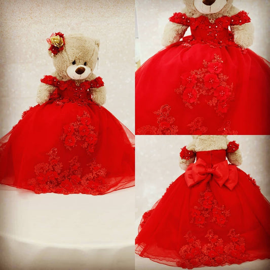 Personalized Quinceanera Teddy Bear Dress, Custom made Teddy Bear Dress, Includes Custom made Dress and Bear75