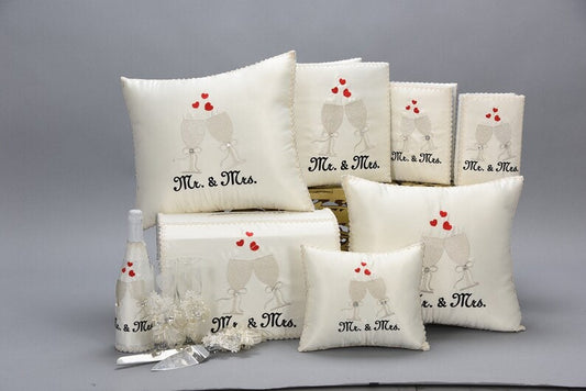 Custom Made Wedding Pillow Set/Personalizado Set de Cojines para Boda/Cojines para Boda, Pillow Set, Cojines de Boda126