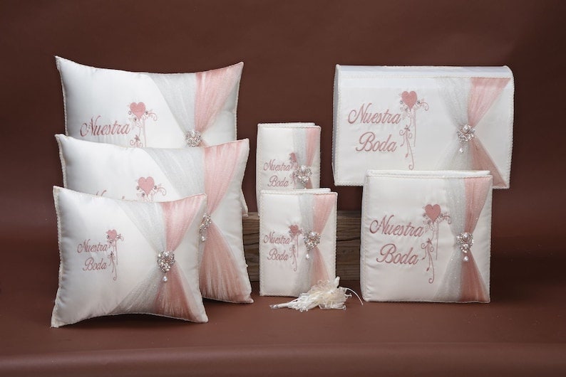 Custom Made Wedding Pillow Set/Personalizado Set de Cojines para Boda/Cojines para Boda, Pillow Set, Cojines de Boda107