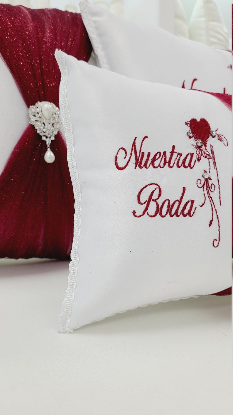 Custom Made Wedding Pillow Set/Personalizado Set de Cojines para Boda/Cojines para Boda, Pillow Set, Cojines de Boda107