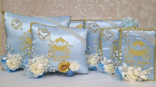 Set de Cojines para Quinceanera/Custom made Pillow Set/ Set de Cojines para Quinceanera Custom Sweet Sixteen Set Quinceanera Pillow Set503