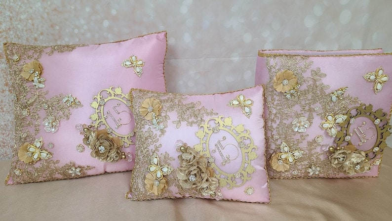 Set de Cojines para Quinceanera/Custom made Pillow Set/ Set de Cojines para Quinceanera Custom Sweet Sixteen Set Quinceanera Pillow Set28