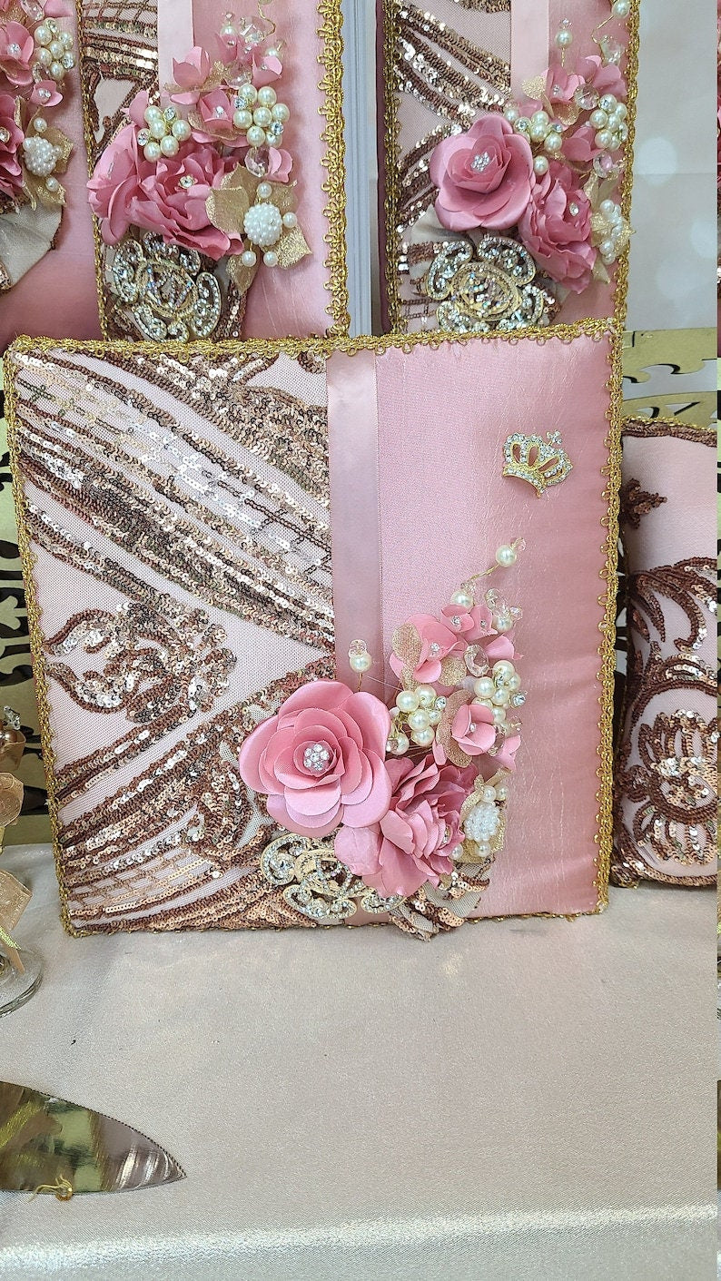 Set de Cojines para Quinceanera/Custom made Pillow Set/ Set de Cojines para Quinceanera Custom Sweet Sixteen Set Quinceanera Pillow Set55