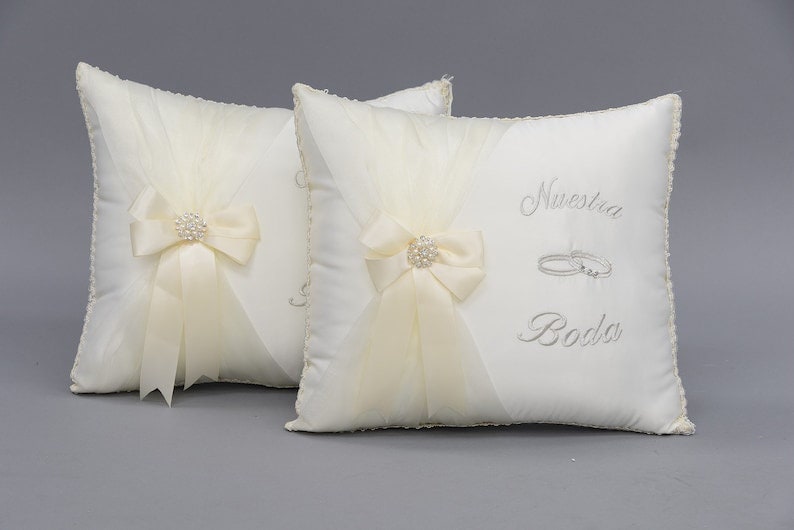 Custom Made Wedding Pillow Set/Personalizado Set de Cojines para Boda/Cojines para Boda, Pillow Set, Cojines de Boda117