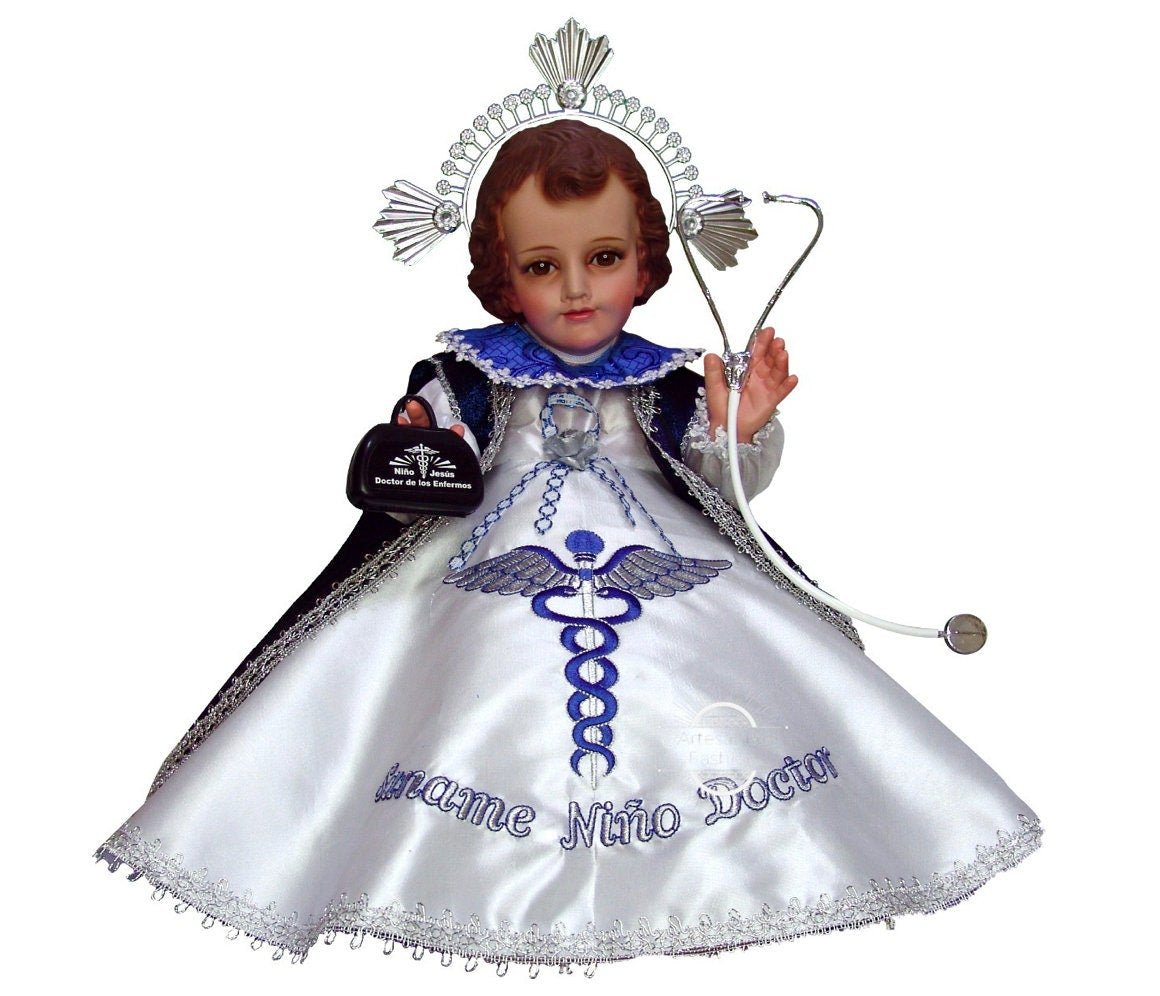 Trajecito de Nino Doctor para Niño Dios con accesorios Incluidos/Trajecito para Niño Dios con accesorios Incluidos/Baby Jesus Outfit8