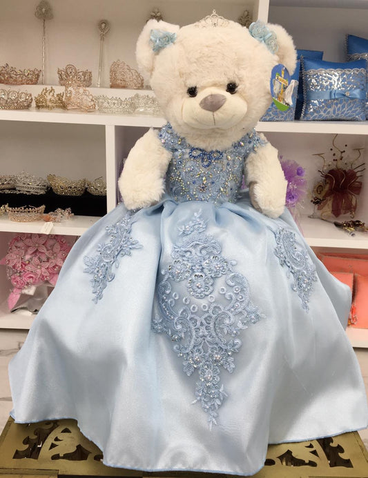 Personalized Quinceanera Teddy Bear Dress, Custom made Teddy Bear Dress, Includes Custom made Dress and Bear270