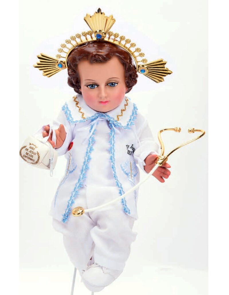 Trajecito de Nino Doctor para Niño Dios con accesorios Incluidos/Baby Jesus Outfit87