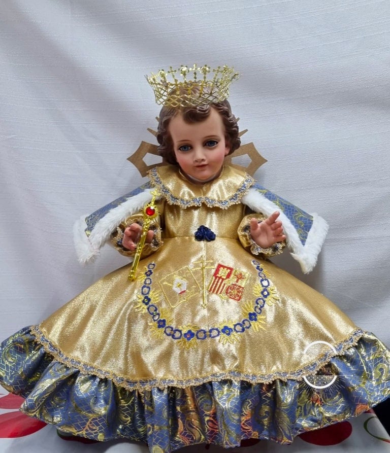 Trajecito de Nino de Rey de Reyes para Niño Dios con accesorios Incluidos/Baby Jesus Outfit28