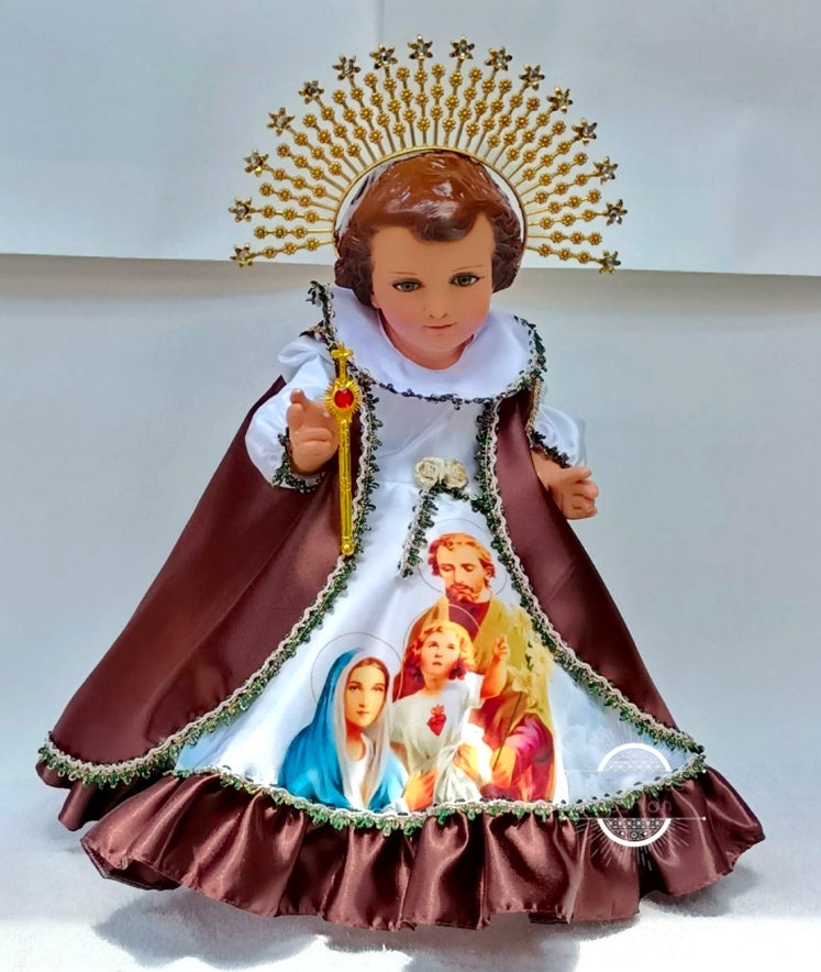 Trajecito de La Sagrada Familia para Niño Dios con accesorios Incluidos/Baby Jesus Outfit4