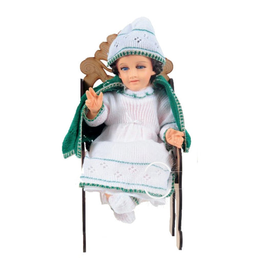 Trajecito para Nino Dios De San Judas Tadeo Bordado a Mano/Tejido para Niño Dios con accesorios Incluidos/Baby Jesus Outfit202