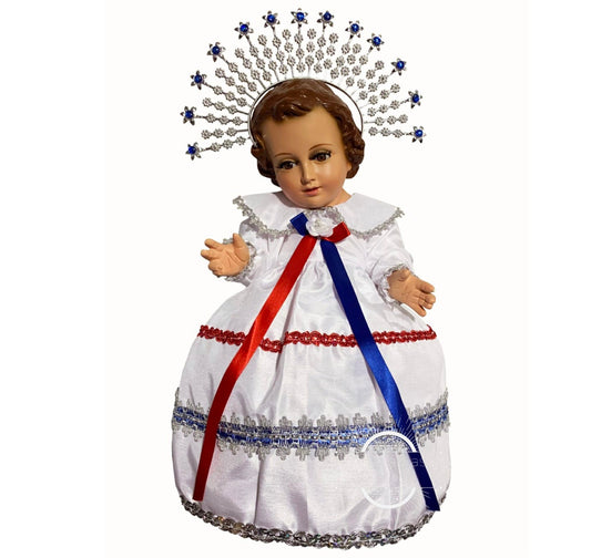 Trajecito de el Niño de la Misericordia para Niño Dios con accesorios Incluidos, Ropon /Baby Jesus Outfit36