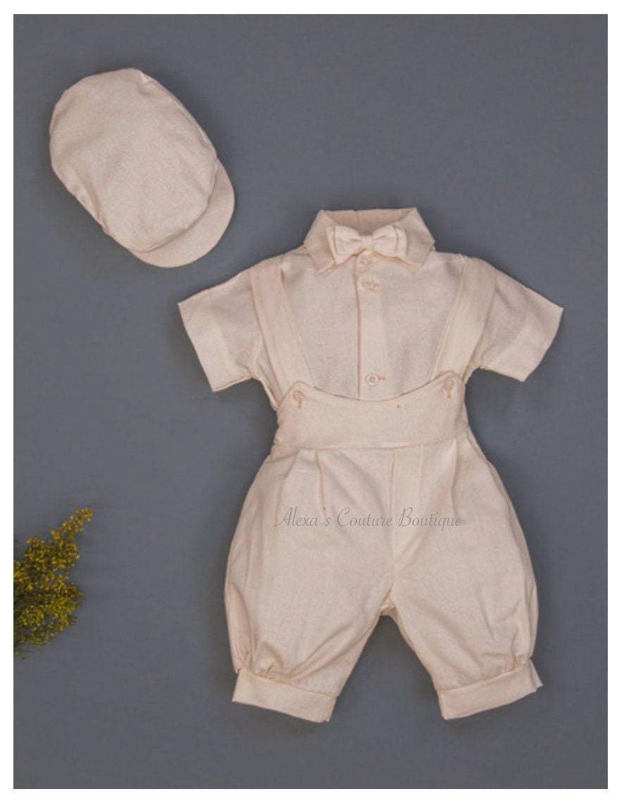 Boy's Baptism/Christening Gown, Romper/Traje de Bautizo para Nino48