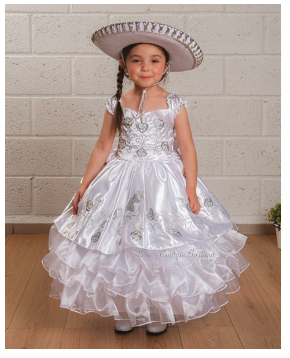 Girl's Charra outfit/Traje de Charra para Nina/Charra Dress******Hat Not included*********  *******NO Incluye el sombrero********84