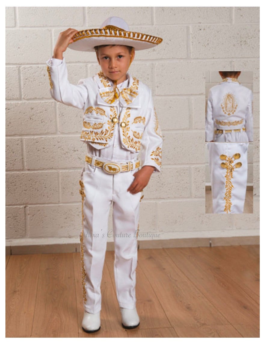 Boys Charro Outfit, Hat NO included/Traje de Charro para Nino  el sombrero NO va Incluido (Charro)116