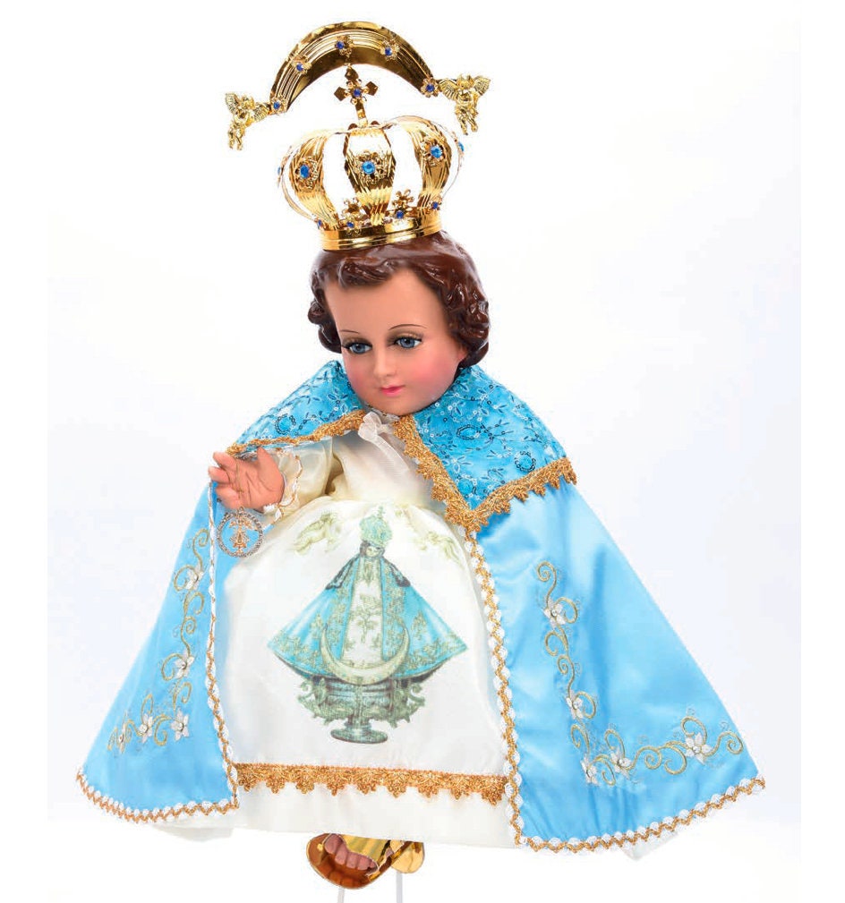 Trajecito de Virgen San Juan de los Lagos para Nino Dios con accesorios Incluidos/Baby Jesus Outfit/ Ropon de Nino Dios/Traje para Nino Dios103