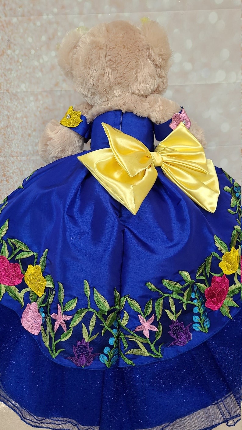Personalized Quinceanera Teddy Bear Dress, Custom made Teddy Bear Dress, Includes Custom made Dress and Bear499