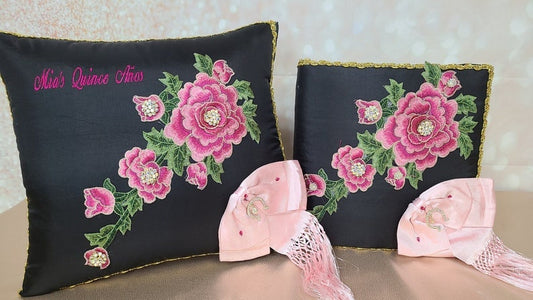 Set de Cojines para Quinceanera/Custom made Pillow Set/ Set de Cojines para Quinceanera Custom Sweet Sixteen Set Quinceanera Pillow Set491