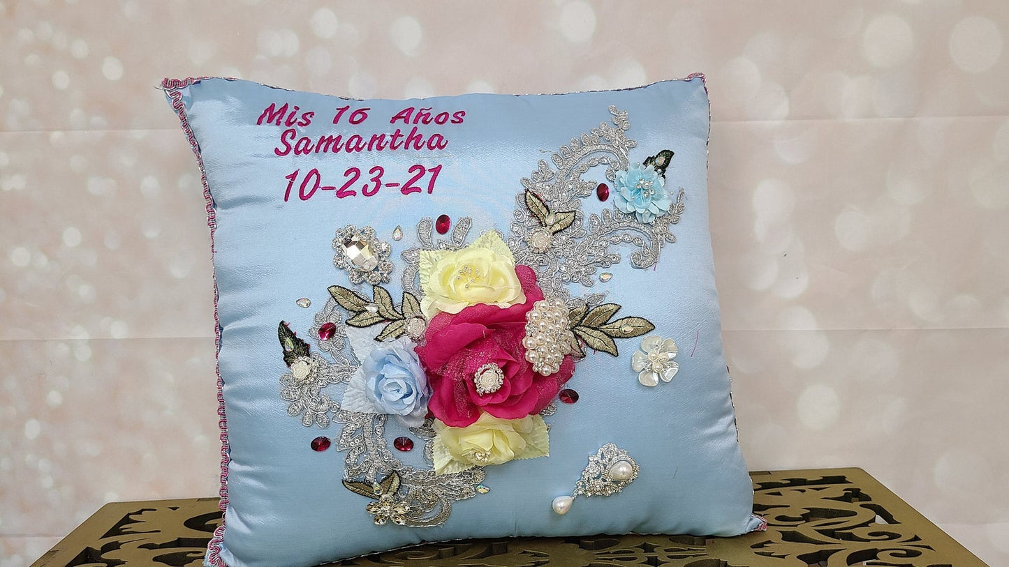 Set de Cojines para Quinceanera/Custom made Pillow Set/ Set de Cojines para Quinceanera Custom Sweet Sixteen Set Quinceanera Pillow Set511