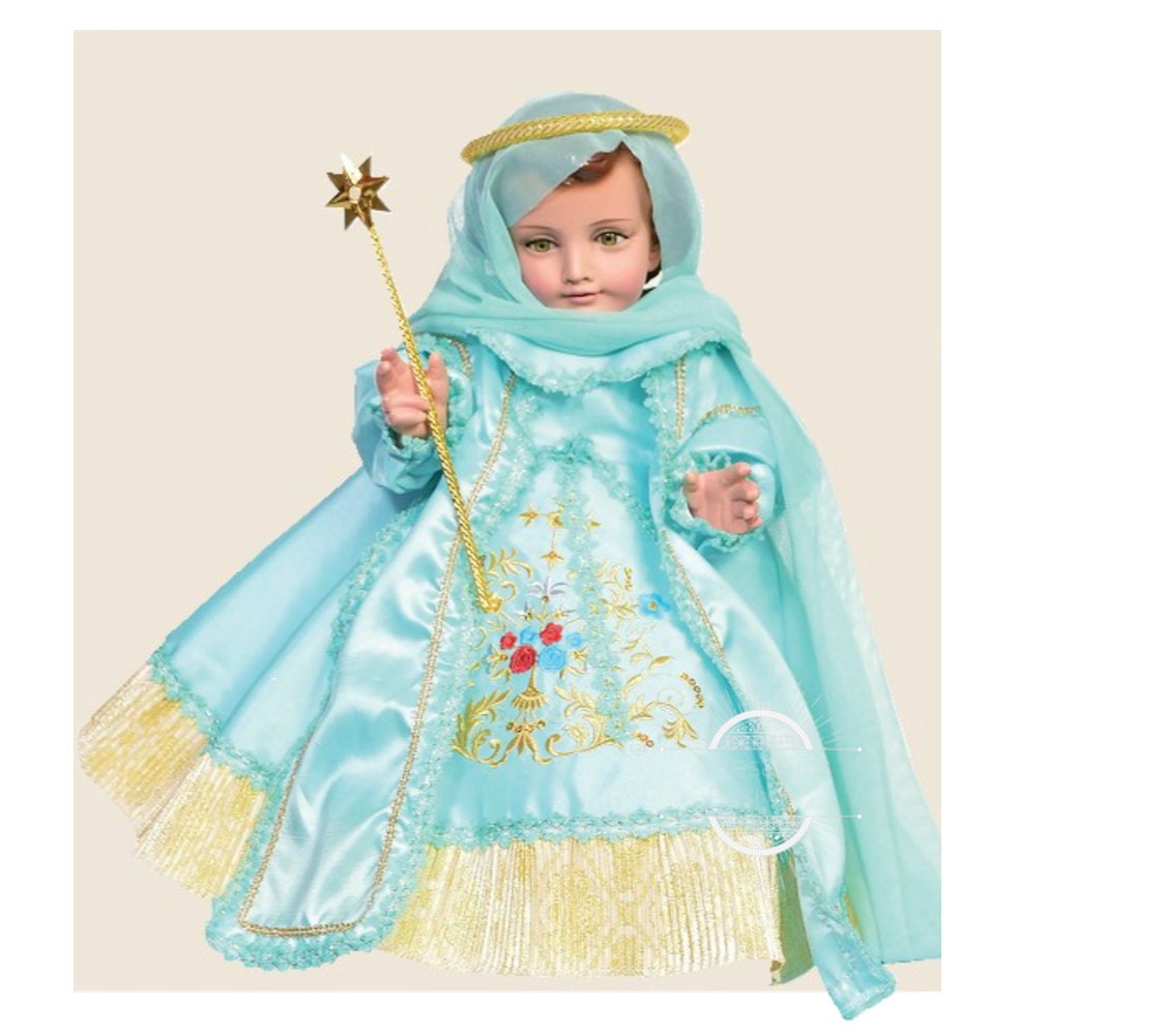 Trajecito de Niño de Belen para Niño Dios con accesorios Incluidos/Baby Jesus Outfit205