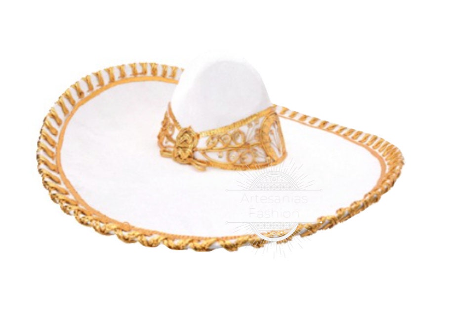 Sombrero de Charro, Sombrero Charro para adulto, Charro hat, Charro accesories, Charros, Sombrero, Flower Charro Hat46