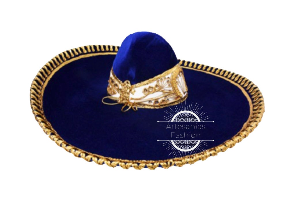 Sombrero de Charro, Sombrero Charro para adulto, Charro hat, Charro accesories, Charros, Sombrero, Flower Charro Hat144