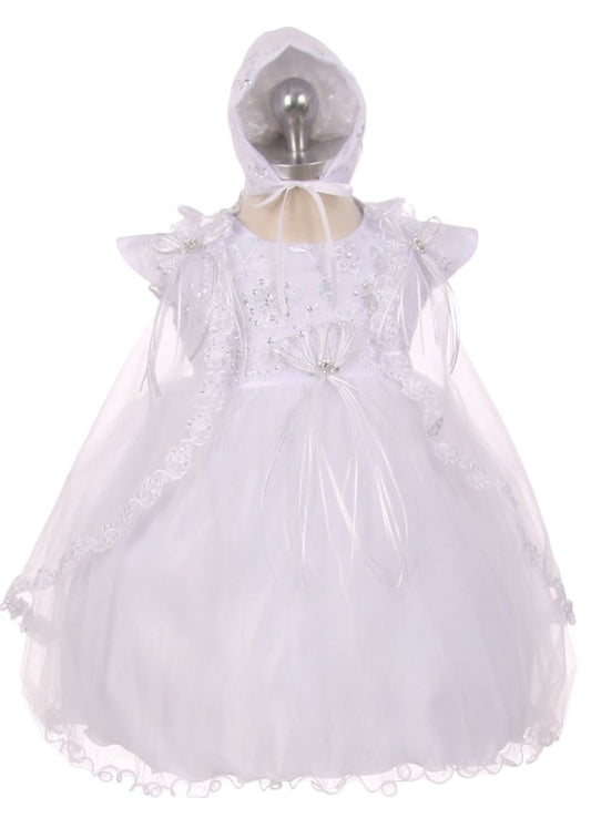 Christening Dress, Girls Complete Baptism Outfit Lace Baptism Dress, Lace Baby Girls Dress, Girls Lace Baptism Dresses134