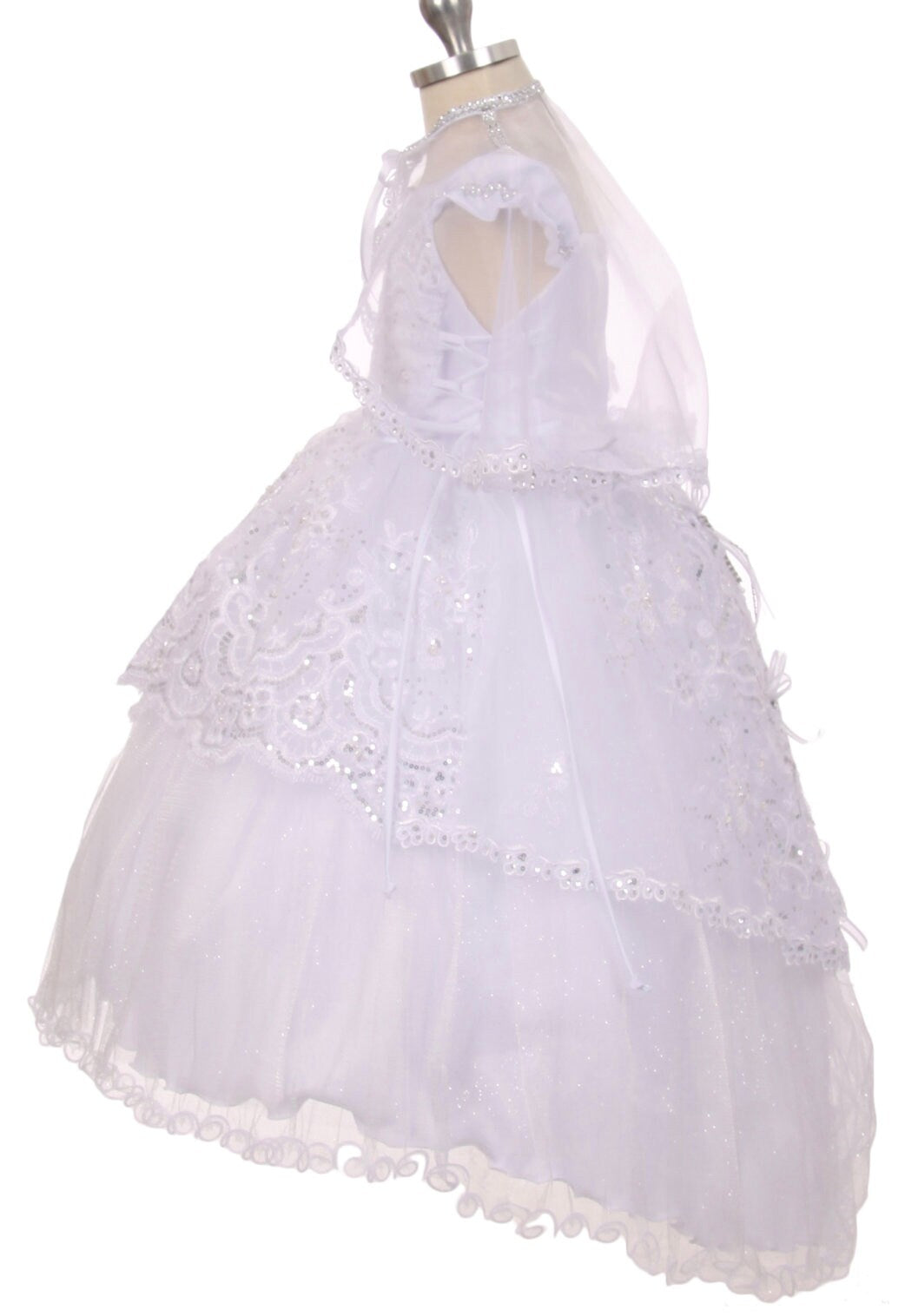 Christening Dress, Girls Complete Baptism Outfit Lace Baptism Dress, Lace Baby Girls Dress, Girls Lace Baptism Dresses126