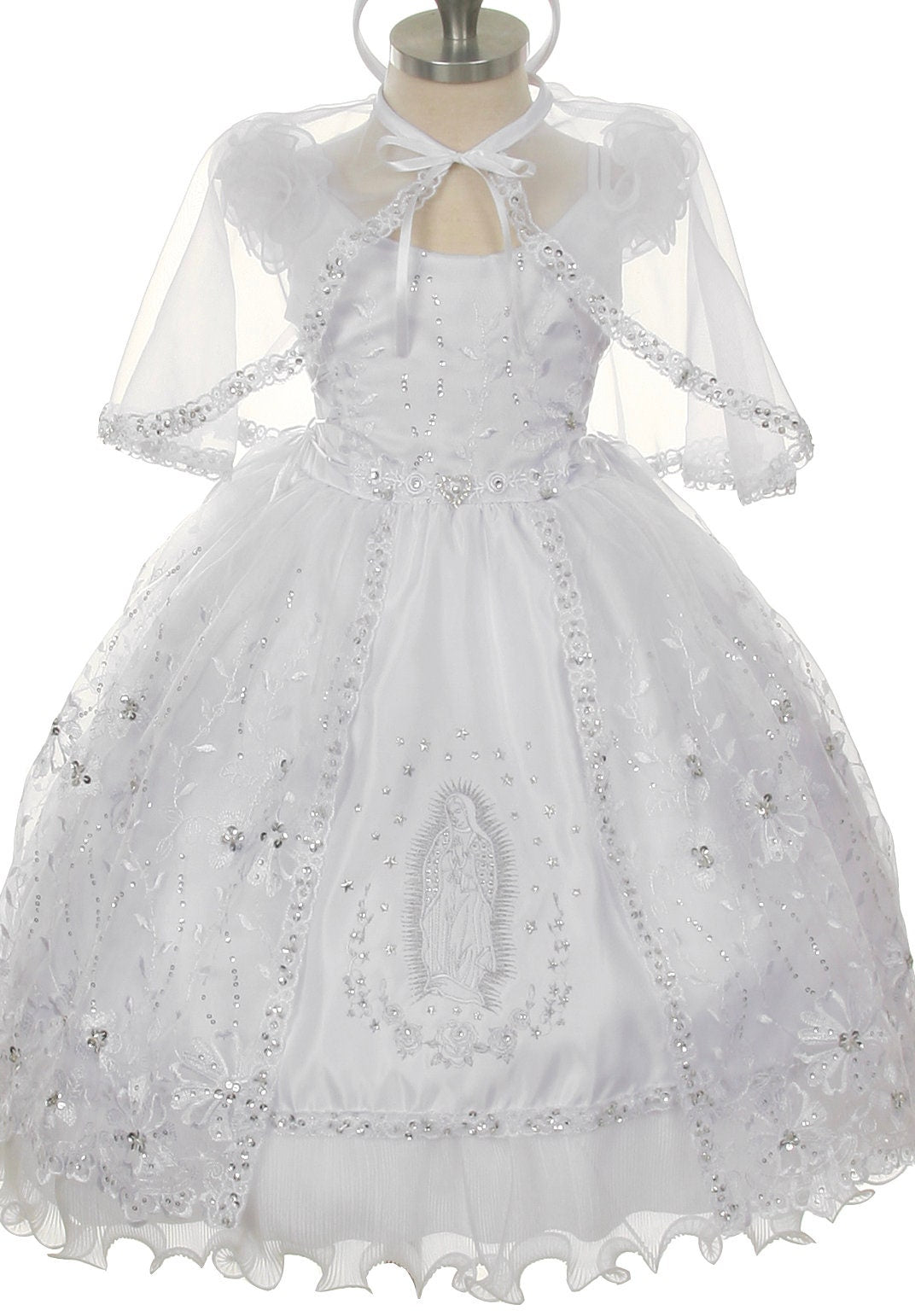 Christening Dress, Girls Complete Baptism Outfit Lace Baptism Dress, Lace Baby Girls Dress, Girls Lace Baptism Dresses 5