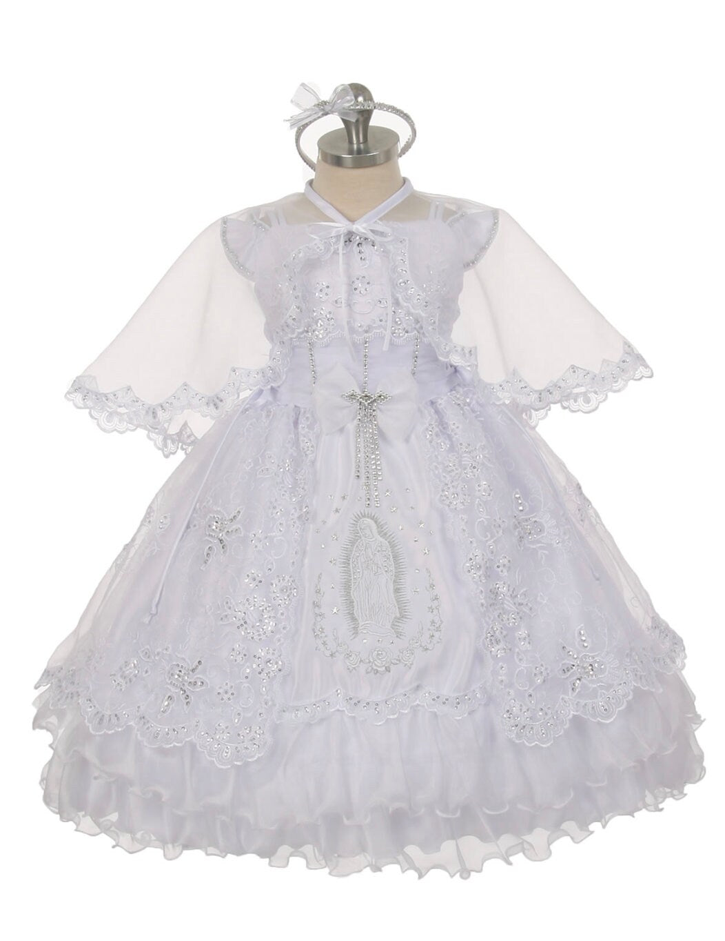 Christening Dress, Girls Complete Baptism Outfit Lace Baptism Dress, Lace Baby Girls Dress, Girls Lace Baptism Dresses123