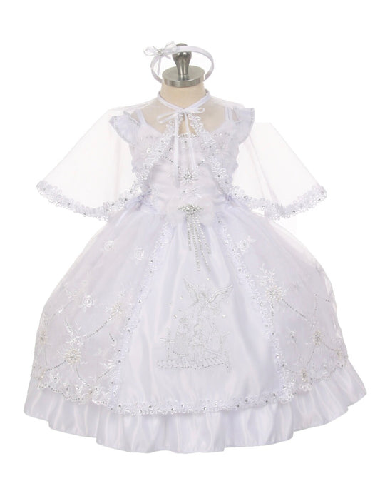 Christening Dress, Girls Complete Baptism Outfit Lace Baptism Dress, Lace Baby Girls Dress, Girls Lace Baptism Dresses131