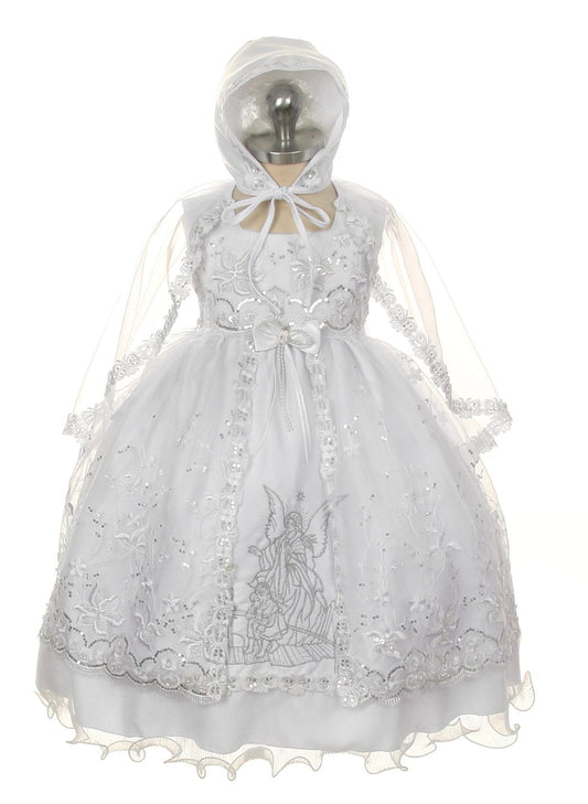 Christening Dress, Girls Complete Baptism Outfit Lace Baptism Dress, Lace Baby Girls Dress, Girls Lace Baptism Dresses105