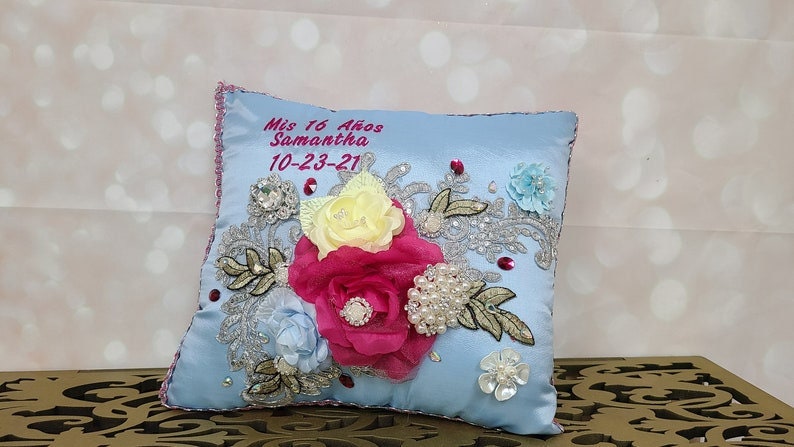 Set de Cojines para Quinceanera/Custom made Pillow Set/ Set de Cojines para Quinceanera Custom Sweet Sixteen Set Quinceanera Pillow Set511