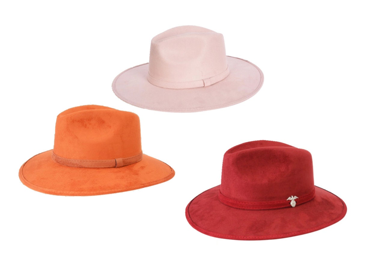 Mexican Suede Hat. Artisanal Hat. Western Hat For Women. Fedora Hat. Elegant Mexican Hat.149