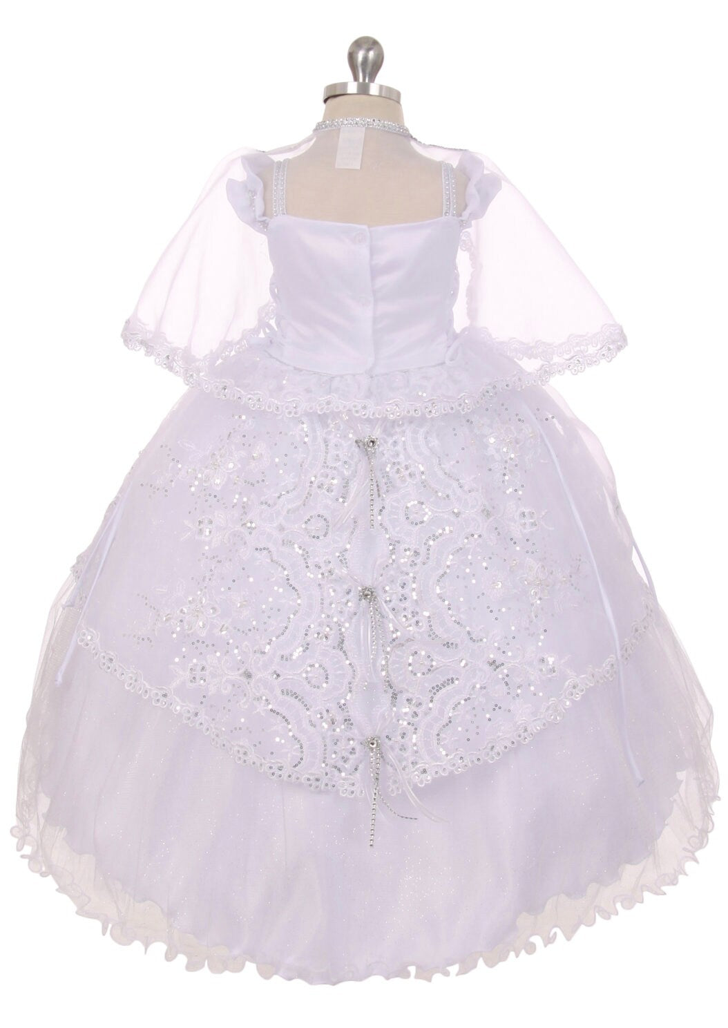 Christening Dress, Girls Complete Baptism Outfit Lace Baptism Dress, Lace Baby Girls Dress, Girls Lace Baptism Dresses126