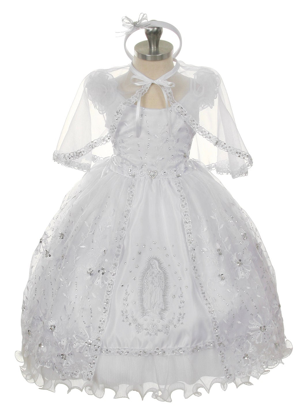 Christening Dress, Girls Complete Baptism Outfit Lace Baptism Dress, Lace Baby Girls Dress, Girls Lace Baptism Dresses 5