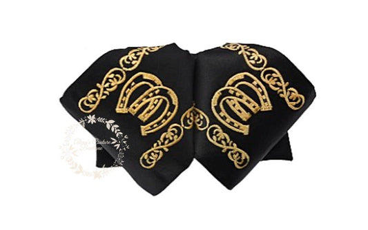 Embroidered Charro Bow for Adults, Mexican Bow for Adults, Charro, Bow Tie, Embroidery, Mariachi Accessories M4 182