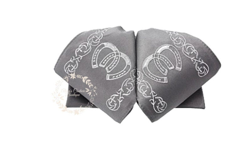 Embroidered Charro Bow for Adults, Mexican Bow for Adults, Charro, Bow Tie, Embroidery, Mariachi Accessories M4 68