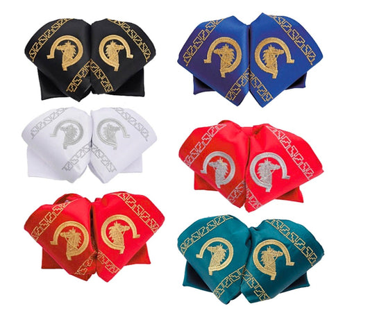 Embroidered Charro Bow for Adults, Mexican Bow for Adults, Charro, Bow Tie, Embroidery, Mariachi Accessories M4 215