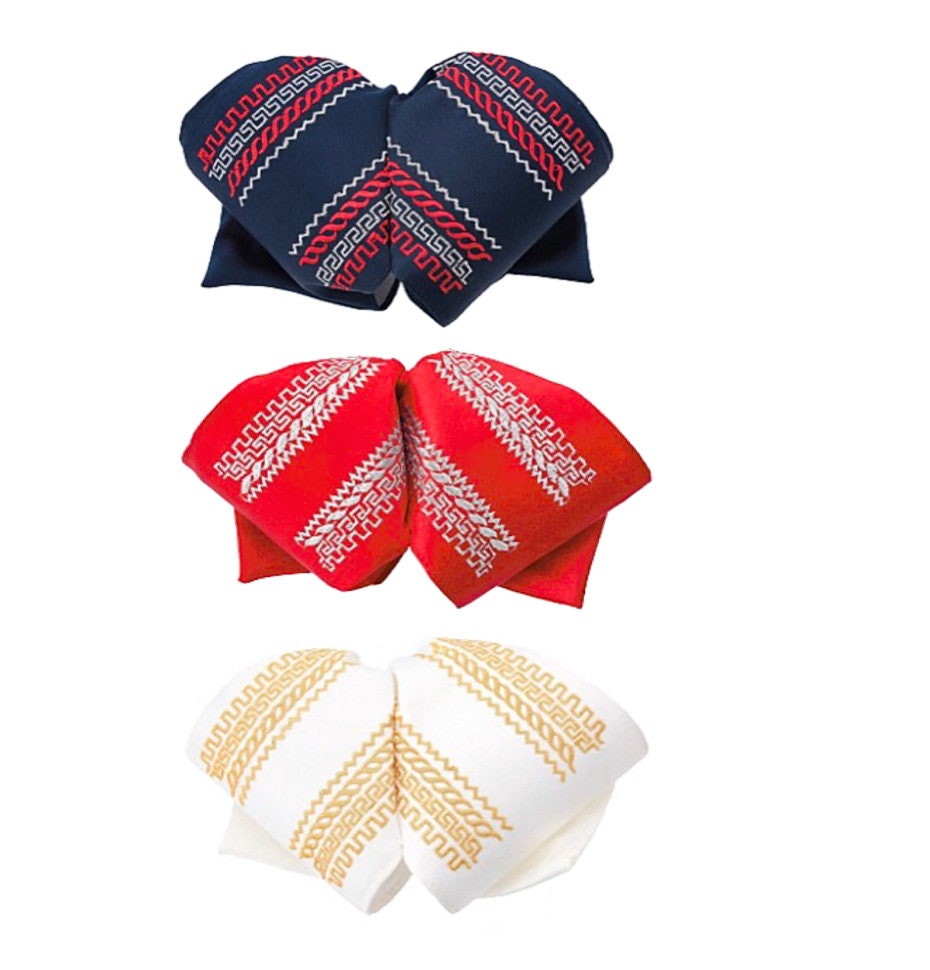 Embroidered Charro Bow for Adults, Mexican Bow for Adults, Charro, Bow Tie, Embroidery, Mariachi Accessories M4 214