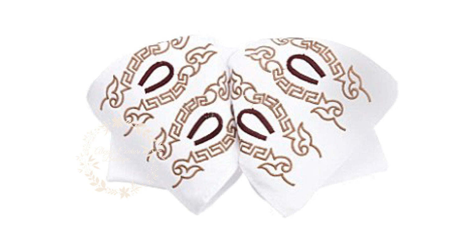 Embroidered Charro Bow for Adults, Mexican Bow for Adults, Charro, Bow Tie, Embroidery, Mariachi Accessories M4 99