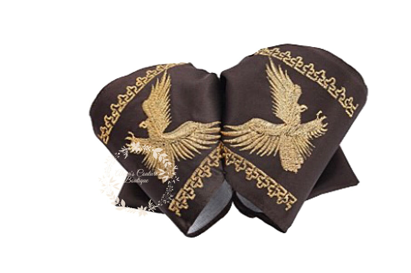 Embroidered Charro Bow for Adults, Mexican Bow for Adults, Charro, Bow Tie, Embroidery, Mariachi Accessories M4 119