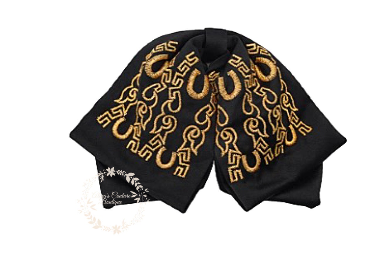 Kids Embroidered Charro Bow, Kids Mexican Bow, Charro, Bow Tie, Embroidery, Mariachi Accessories231