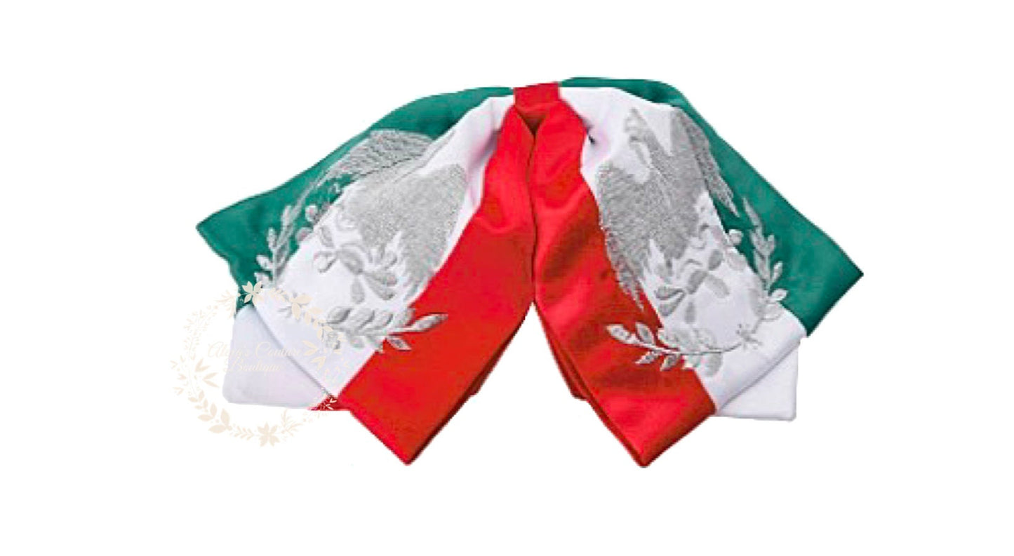 Embroidered Charro Bow for Adults, Mexican Bow for Adults, Charro, Bow Tie, Embroidery, Mariachi Accessories M4 94