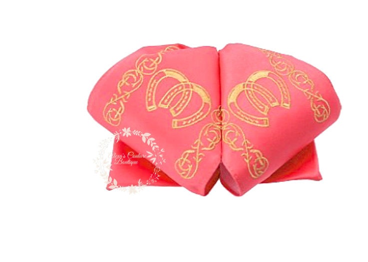 Embroidered Charro Bow for Adults, Mexican Bow for Adults, Charro, Bow Tie, Embroidery, Mariachi Accessories M4 68